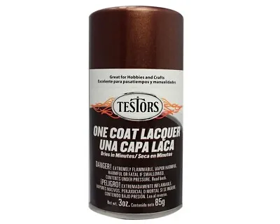 Testors One Coat Root Beer Extreme Lacquer Spray 3 Oz • $9.59