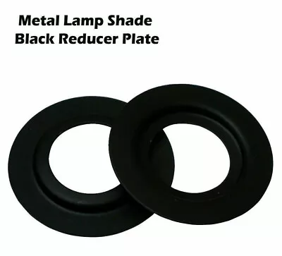 2x Metal Ring Washer Adaptor Reducer Plate Lamp Shade Light Fitting Converter UK • £3.93