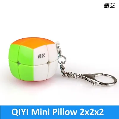 QiYi Mini Pillow 2x2x2 KeyChain Magic Cube Professional Puzzle Toy Stress Relief • $5.20