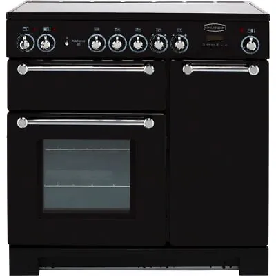 Rangemaster KCH90ECBL/C Kitchener 90cm Electric Range Cooker 5 Burners A/A • £1729