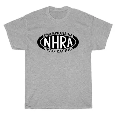 NHRA Drag Racing Championship Men's Gray T-Shirt Size S To 5XL • $20.24