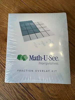 Math U See Manipulatives Fraction Overlay Kit Brand New! • $45