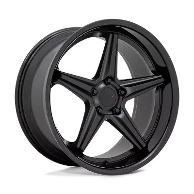 Set Of 4 TSW LAUNCH Wheels 19X8.5 5X112 MATTE BLACK GLOSS BLACK LIP 42MM • $1404