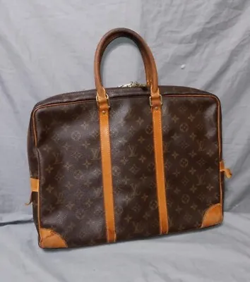 Vintage Louis Vuitton Monogram Porte Documents Voyage Brief Case Laptop Bag • $324.95
