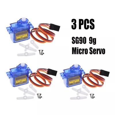 $9.99 • Buy 5X 9G Steering Gear Micro Servo Motor For Raspberry PI Car Boat SG90