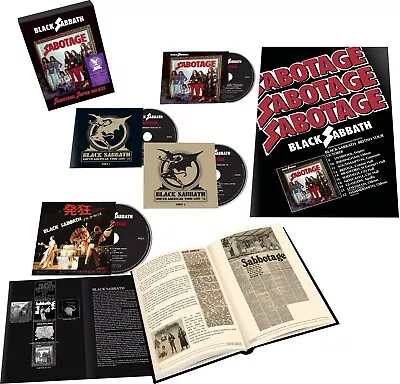 Black Sabbath Sabotage Super Deluxe Edition 4xDiscs New CD Box Set • $95.95