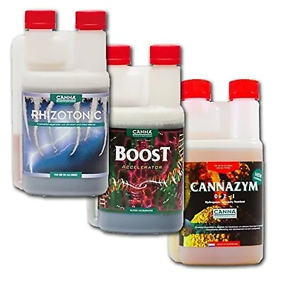 Canna Boost Cannazym Rhizotonic Plant Additives Hydroponic Nutrient Bundle ... • £669.52