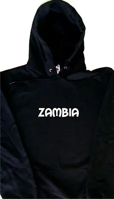 Zambia Text Hoodie Sweatshirt • $23.61
