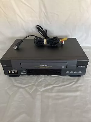 Toshiba 4 Head VCR W-528 VHS Hi-Fi Video Cassette Player/Recorder & AV Cable • $39.99