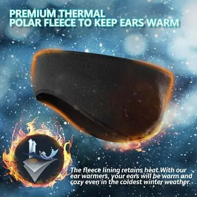 Ear Warmer Winter Fleece Headband Ear Muffs Cold Weather Headwrap For Men Women • $5.99