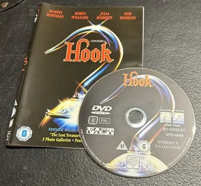 Hook - DVD & Inlay Inc - NO CASE - Free P&P • £1.97