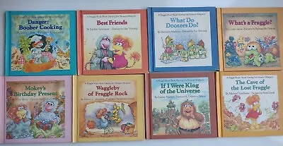 Lot Of 8 Fraggle Rock Weekly Reader Hardcover Book Vintage 1980s Jim Henson's M- • $20