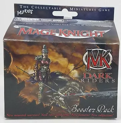 Mage Knight Dark Riders Booster Pack (Sealed OOP) - Wizkids 2004 - WZK0211 • $17.95