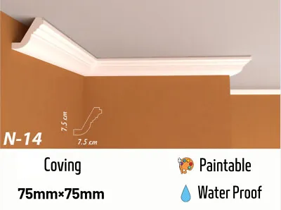 Xps Coving Moulding Cornice Lightweight Best Price- N14 • £9.99