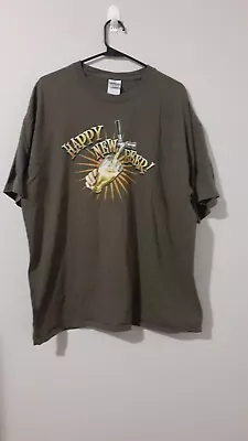 Men's Tee Shirt Happy New Beer Size XL  • $15