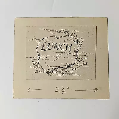 Shirley Hughes Original Art Ink Pen Book Illustration Drawing C1940's • £40