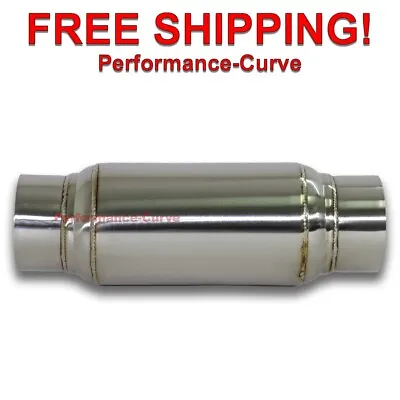 Exhaust Muffler / Resonator - 304 Stainless Steel - 3  In - 11.50  Long • $42.95