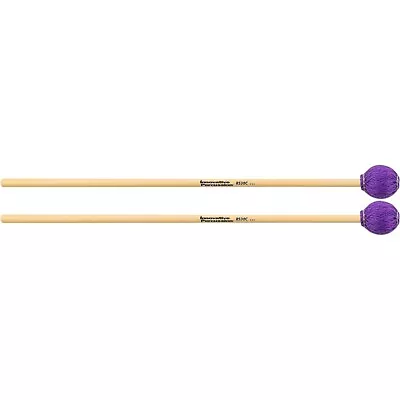 Innovative Percussion Rattan Marimba/Vibraphone Mallets Medium Hard Purple Cord • $53.99