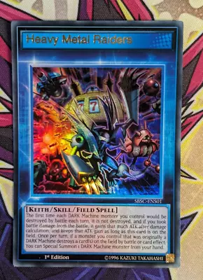 Yu-Gi-Oh Heavy Metal Raiders SBSC-ENS01 Ultra Rare 1st Edition Speed Duel - NM • £5.65