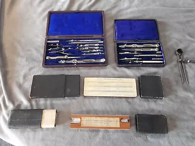 Antique Technical Drawing Set German London Architect Cartography  • £50