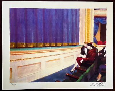 Edward Hopper Lithography' IN First Row ' (Salvador Dali Dalí David Hockney • $292.23