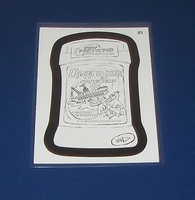 Wacky Packages Ans11 Sketch #21 Degrease     Nm/mt • $4.95