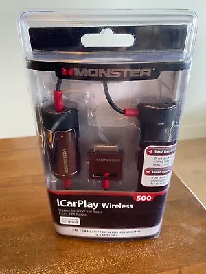 New Monster ICarPlay Wireless 500 IPod FM Transmitter With Charging 3.28 FT • $7.99