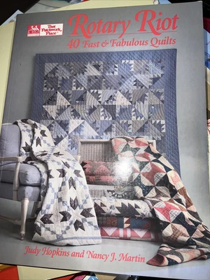 £0.99 • Buy Rotary Riot: 40 Fast And Fabulous Quilts By Martin, Nancy J. Book The Cheap Fast