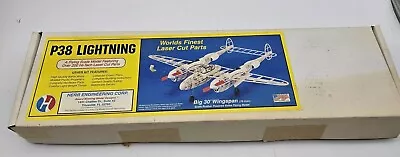 K-115 Herr Engineering P-38 Lightning - 30 Inch Wingspan Balsa Flying Model • $68