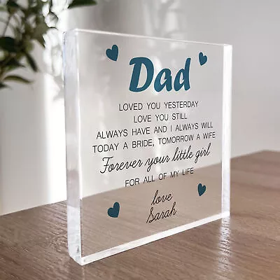 Dad Wedding Gifts From Daughter Father Of The Bride Gifts Wedding Favour Gifts • £9.99