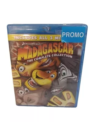 Madagascar Blu Ray Disc The Complete Collection Includes All 3 Movies Sealed New • $28.54