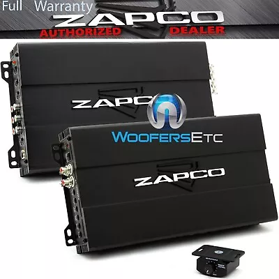 Pkg ZAPCO ST-4X-II 4-CHANNEL 320W AMPLIFIER+ST-1000XM-II MONOBLOCK 1000W AMP NEW • $599.98