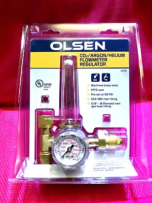 Olsen C02/Argon/Helium Flowmeter Regulator ~ #63789 ~NEW • $143.23