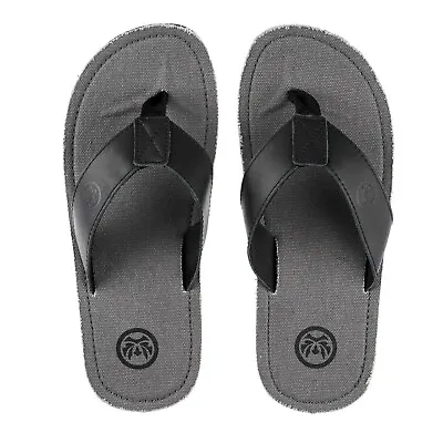 £9.95 • Buy New Mens Leather Summer Sandals Walking Toe Post Flip Flops Sandals Beach Shoes 