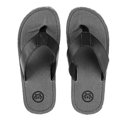 New Mens Leather Summer Sandals Walking Toe Post Flip Flops Sandals Beach Shoes  • £9.95