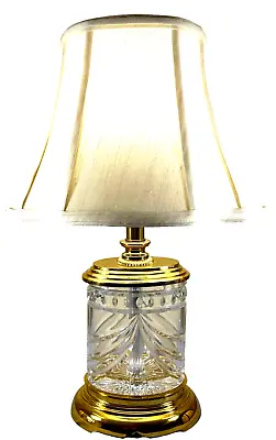 18   Waterford Crystal Overture Table Desk Lamp With Original Shade • $189.99