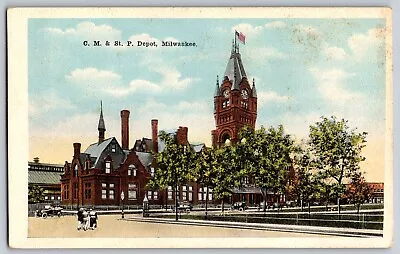 Milwaukee Wisconsin WI - C.M. And St. P. Depot - Vintage Postcard - Unposted • $4.67