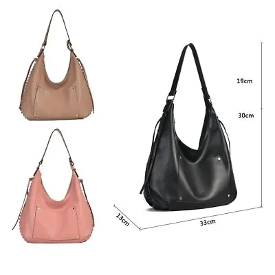 Women's Designer Style Tote Bag Ladies Fashionable Shoulder Shopper Bag • £15.49