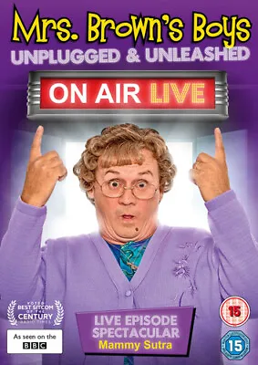 Mrs Brown's Boys: Unplugged And Unleashed - On Air Live DVD (2016) Brendan • £1.99