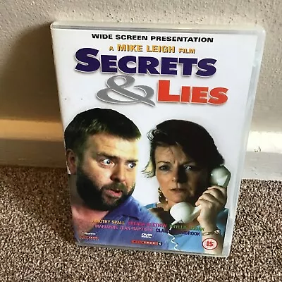 Secrets & Lies Dvd - Mike Leigh - Timothy Spall - Brenda Blethyn - Phyllis Logan • £1.25