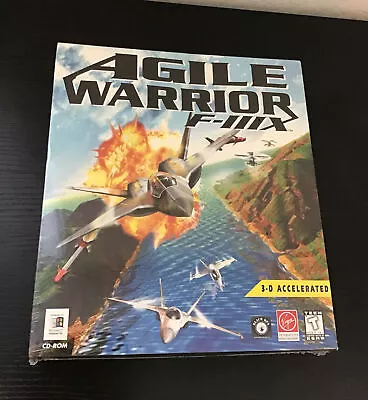 Agile Warrior F-111X (PC 1996) Big Box Version Brand New Factory Sealed • $25