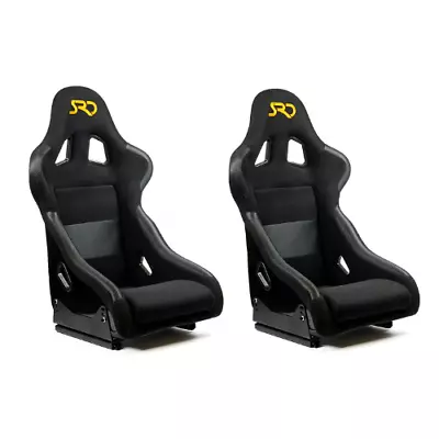 SAAS Universal SRD Seats (2) With Rails SR4 Race Fixed Back • $900