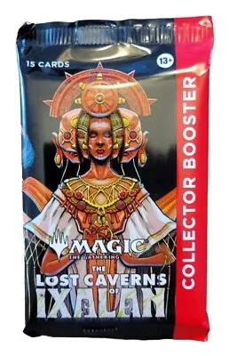 One Magic The Gathering The Lost Caverns Of Ixalan Collector Booster Pack Mtg • $33.49