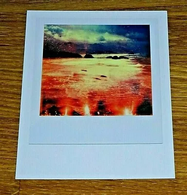 The Impossible Spectrum Project Photograph Postcard ~ Lava Flowing In To The Sea • £1.50