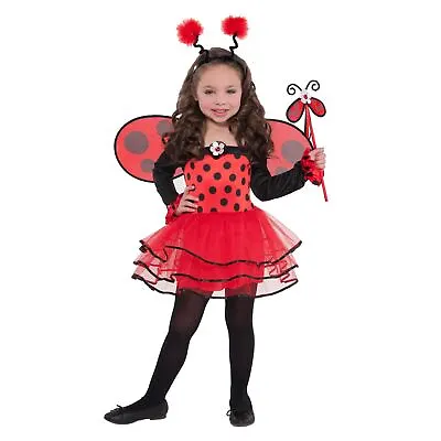 Ladybug Ballerina Costume - Cute Bug Tutu Outfit For Girls 3-6 Years • £16.89