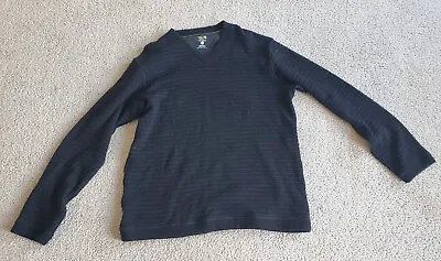 Mountain Hard Wear Mens Black V Neck Wool Sweater XL • $9.99