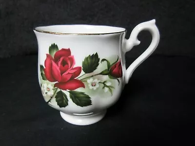 Pall Mall Ware English Bone China Pretty Rose Design Teacup No Saucer *7cm Tall • £5