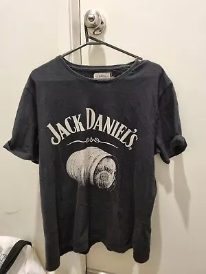 Jack Daniels Graphic Tee Adults Black T-Shirt Size XL • $27.26