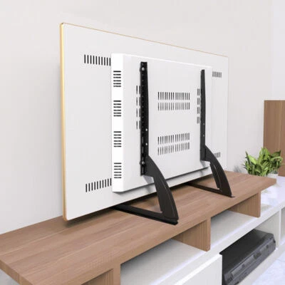£14.89 • Buy Universal LCD Flat Screen TV Table Top Stand Base Padded Bottom Feet 22  To 65 