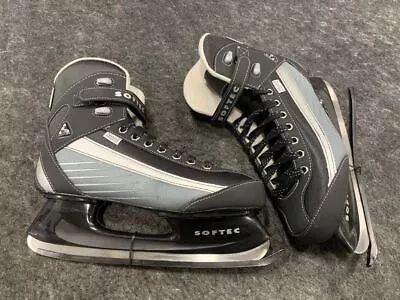 JACKSON ST6102 Men's Hockey Ice Skates Softec Size 10 Black • $19.99